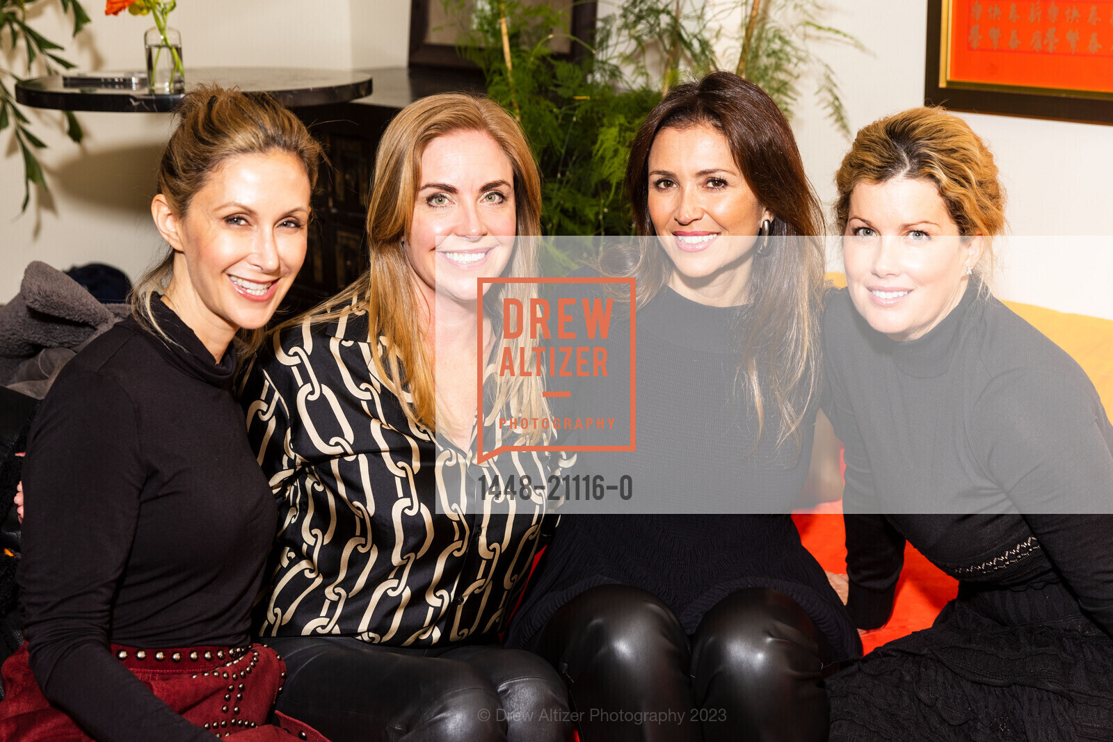 Randi Saffian, Drake Robinson, Nora Diab, Josie Freckmann, Private Dinner with Sollis Health, Mister Jiu's. 28 Waverly Pl, SF, CA 94108 US, March 22nd, 2023, Photo #1448-21116-0 Randi Saffian, Drake Robinson, Nora Diab, Josie Freckmann, Photo #1448-21116-0
