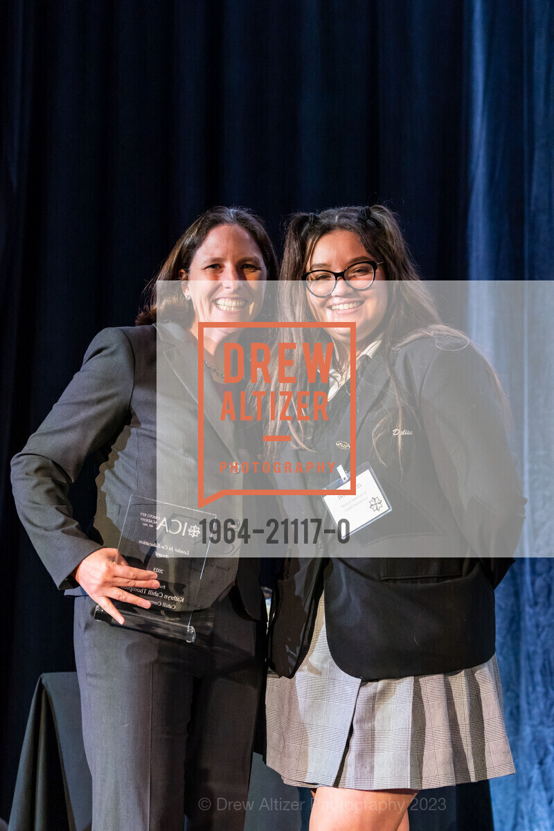 Kathryn Cahill Thompson, Delisa Aguilar, ICA Cristo Rey Academy Annual Business Lunch 2023, Jamie Roach @ 5 Embarcadero Ctr, SF, CA 94111 US. Jamie Roach @ 5 Embarcadero Ctr, SF, CA 94111 US, March 23rd, 2023, Photo #1964-21117-0 Kathryn Cahill Thompson, Delisa Aguilar, Photo #1964-21117-0