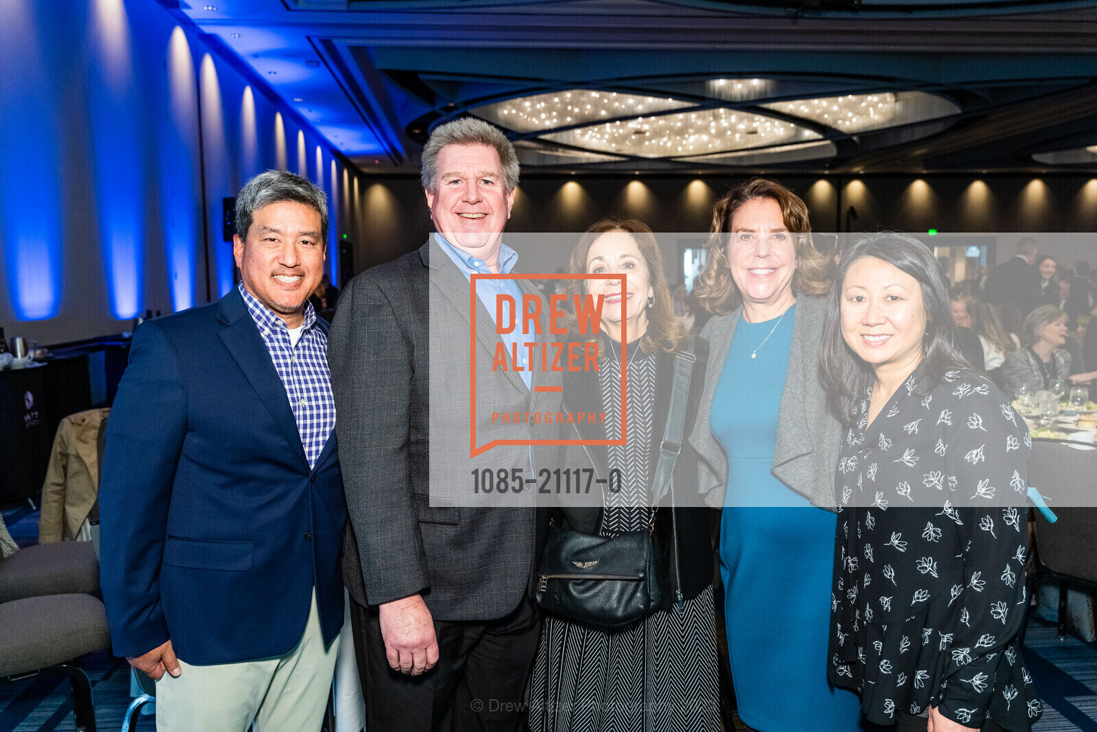 Gene Nakashita, Scott Newton, Jeanne Barulich, Timi O Malley, Lisa Lee, ICA Cristo Rey Academy Annual Business Lunch 2023, Jamie Roach @ 5 Embarcadero Ctr, SF, CA 94111 US. Jamie Roach @ 5 Embarcadero Ctr, SF, CA 94111 US, March 23rd, 2023, Photo #1085-21117-0 Gene Nakashita, Scott Newton, Jeanne Barulich, Timi O Malley, Lisa Lee, Photo #1085-21117-0