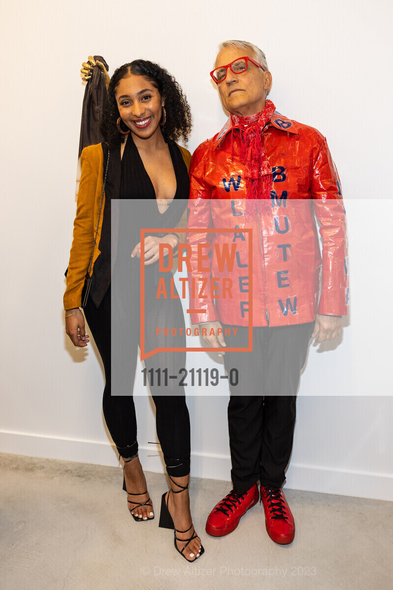 Francesca Rodriguez, Bruce Beaudette, Grand Opening for Jonathan Carver Moore Gallery Opening 2023, 966 Market St, SF, CA 94102 US. 966 Market St, SF, CA 94102 US, March 23rd, 2023, Photo #1111-21119-0 Francesca Rodriguez, Bruce Beaudette, Photo #1111-21119-0
