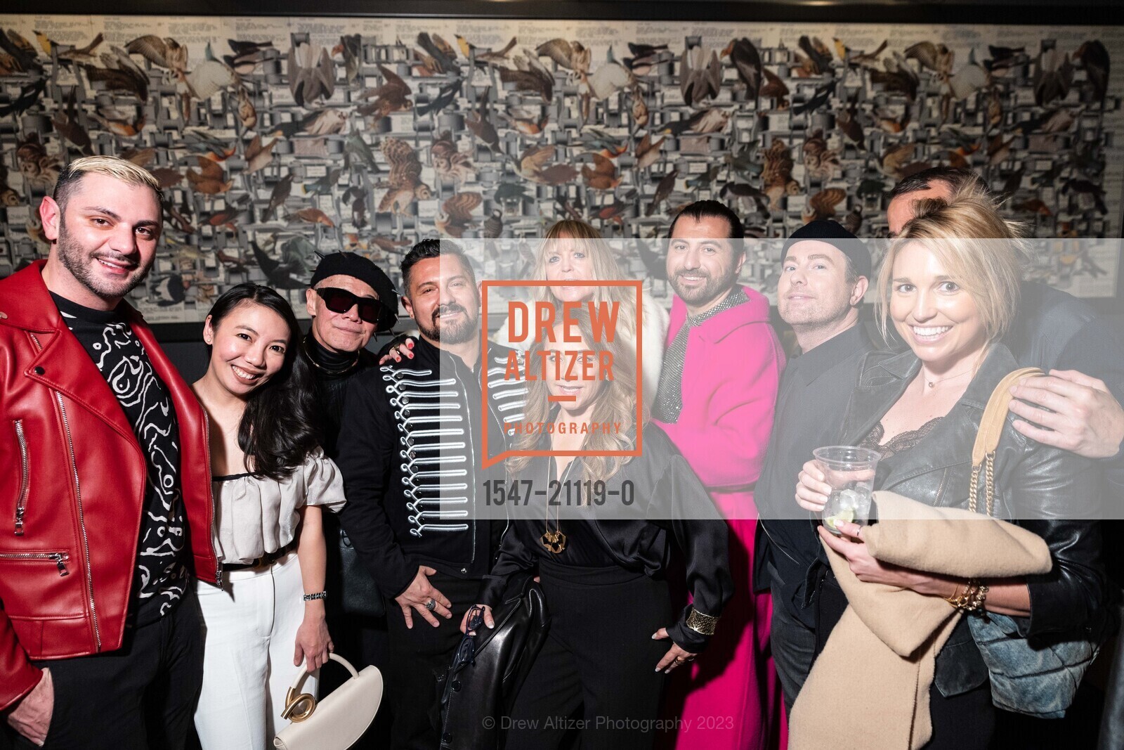 Wajih Sobh, Sasi Kladpetch, Calvin Hom, Amy Scott, Shant Melkonian, Chris Garvin, Helen Mann, Grand Opening for Jonathan Carver Moore Gallery Opening 2023, 966 Market St, SF, CA 94102 US. 966 Market St, SF, CA 94102 US, March 23rd, 2023, Photo #1547-21119-0 Wajih Sobh, Sasi Kladpetch, Calvin Hom, Amy Scott, Shant Melkonian, Chris Garvin, Helen Mann, Photo #1547-21119-0