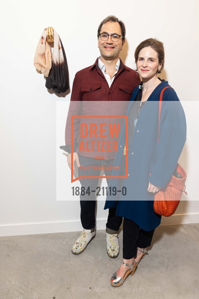 Adam O'Donnell, Lauren Braun, Grand Opening for Jonathan Carver Moore Gallery Opening 2023, 966 Market St, SF, CA 94102 US. 966 Market St, SF, CA 94102 US, March 23rd, 2023, Photo #1884-21119-0 Adam O'Donnell, Lauren Braun, Photo #1884-21119-0