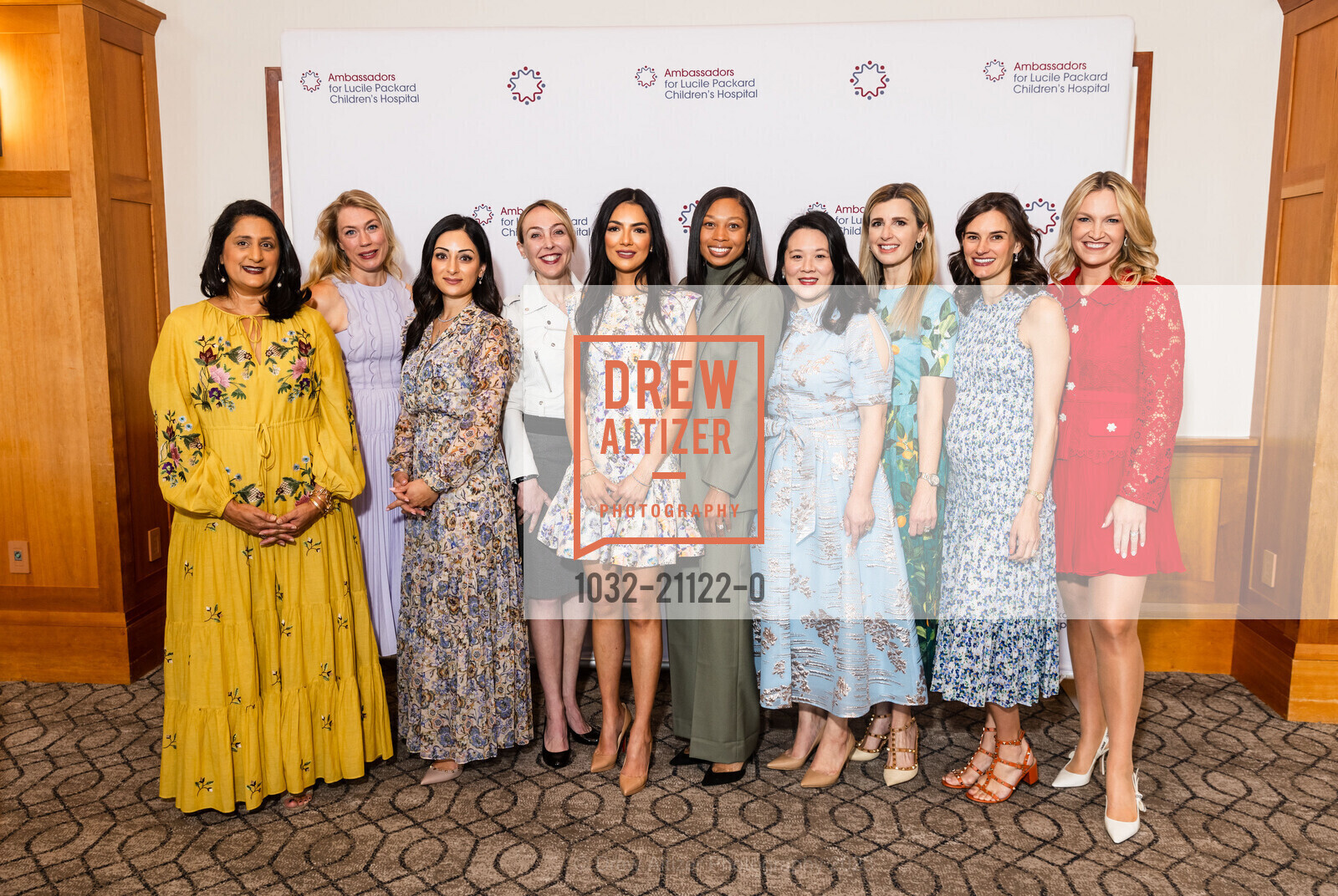 Shruti de Silva, Sufi Hariri, Robin Enan, Marisol Trailer, Allyson Felix, Annette Chan, Kristina Tenenbaum, Zoe Hyatt, Margot Dudley, The Lucile Packard Foundation's Lunch and Learn with Ambassadors 2023, Sharon Heights Golf and Country Club @ 2900 Sand Hill Rd, Menlo Park, CA 94025 US. Sharon Heights Golf and Country Club @ 2900 Sand Hill Rd, Menlo Park, CA 94025 US, March 29th, 2023, Photo #1032-21122-0 Shruti de Silva, Sufi Hariri, Robin Enan, Marisol Trailer, Allyson Felix, Annette Chan, Kristina Tenenbaum, Zoe Hyatt, Margot Dudley, Photo #1032-21122-0