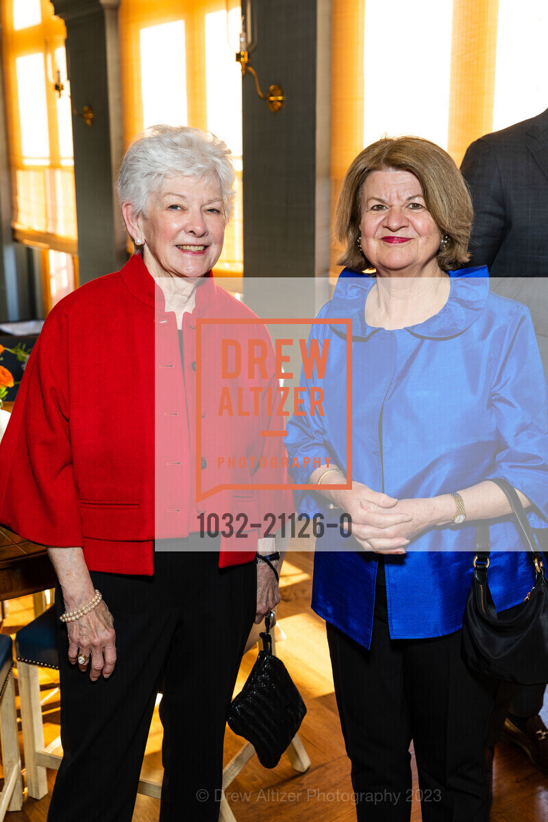 Mary Ann Peoples, Edina Jennison, ARCS NCC Benefactor Reception For Galileo Circle Members And Major Donors, Home of Susie Boeing @ 2006 Washington St, SF, CA 94115 US. Home of Susie Boeing @ 2006 Washington St, SF, CA 94115 US, March 30th, 2023, Photo #1032-21126-0 Mary Ann Peoples, Edina Jennison, Photo #1032-21126-0