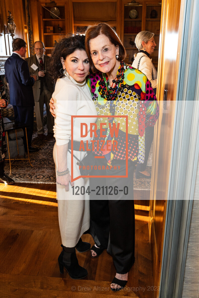 Deborah Mann, Jill Kramer, ARCS NCC Benefactor Reception For Galileo Circle Members And Major Donors, Home of Susie Boeing @ 2006 Washington St, SF, CA 94115 US. Home of Susie Boeing @ 2006 Washington St, SF, CA 94115 US, March 30th, 2023, Photo #1204-21126-0 Deborah Mann, Jill Kramer, Photo #1204-21126-0