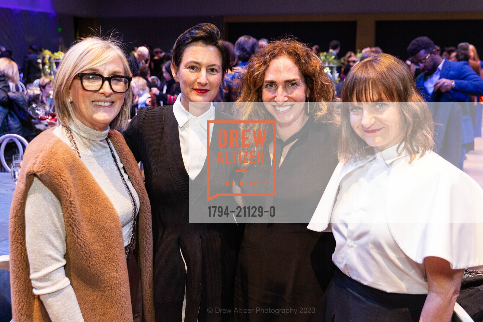 Pamela Wright, Brooke Lane, Stacey Rubin, Evans Hankey, ODC 2023 Dance Downtown Gala, Blue Shield of California Theater at YBCA @ CA US. Blue Shield of California Theater at YBCA @ CA US, March 31st, 2023, Photo #1794-21129-0 Pamela Wright, Brooke Lane, Stacey Rubin, Evans Hankey, Photo #1794-21129-0