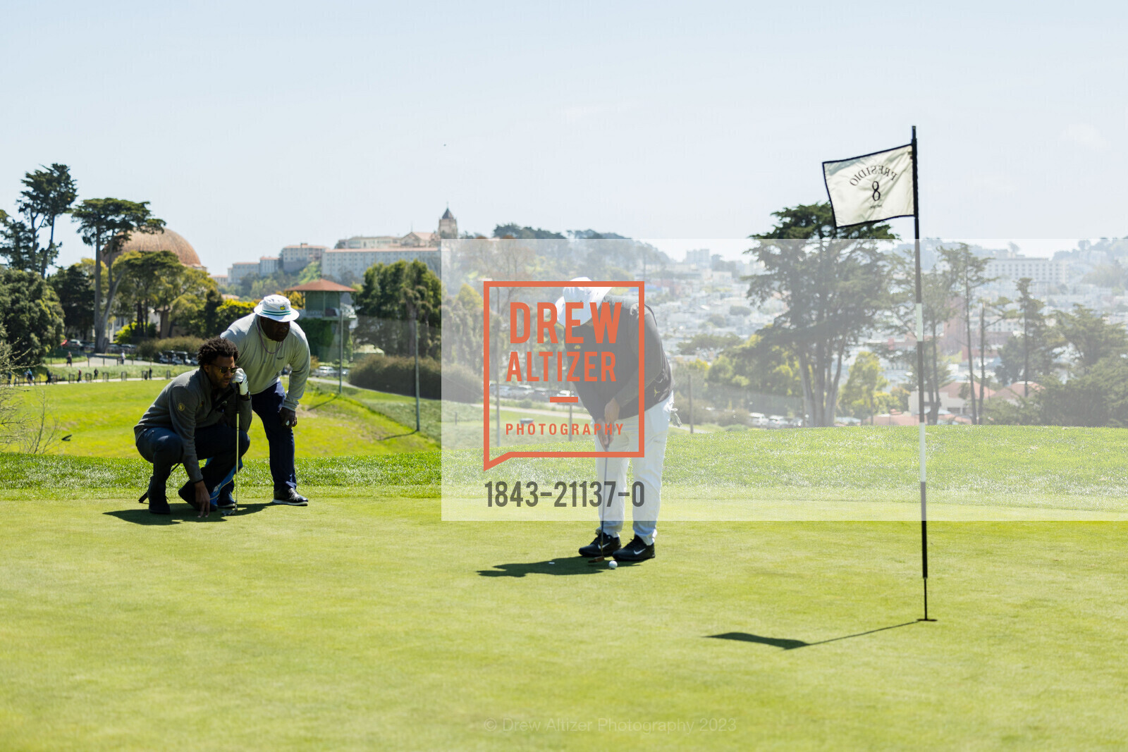 Pete Haviland-Eduah, Salvation Army Golf Tournament 2023, Presidio Golf Course @ 300 Finley Rd, SF, CA 94129 US. Presidio Golf Course @ 300 Finley Rd, SF, CA 94129 US, April 14th, 2023, Photo #1843-21137-0 Pete Haviland-Eduah, Photo #1843-21137-0