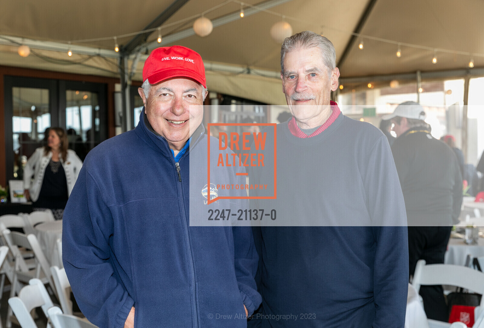 John Dominguez, Ken Ellis, Salvation Army Golf Tournament 2023, Presidio Golf Course @ 300 Finley Rd, SF, CA 94129 US. Presidio Golf Course @ 300 Finley Rd, SF, CA 94129 US, April 14th, 2023, Photo #2247-21137-0 John Dominguez, Ken Ellis, Photo #2247-21137-0