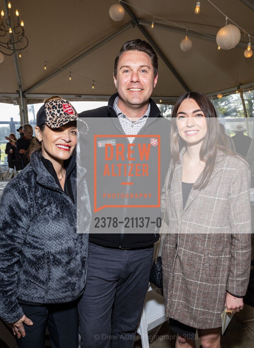 Morgan Dussault, Chris Eichinger, Madison Barton, Salvation Army Golf Tournament 2023, Presidio Golf Course @ 300 Finley Rd, SF, CA 94129 US. Presidio Golf Course @ 300 Finley Rd, SF, CA 94129 US, April 14th, 2023, Photo #2378-21137-0 Morgan Dussault, Chris Eichinger, Madison Barton, Photo #2378-21137-0