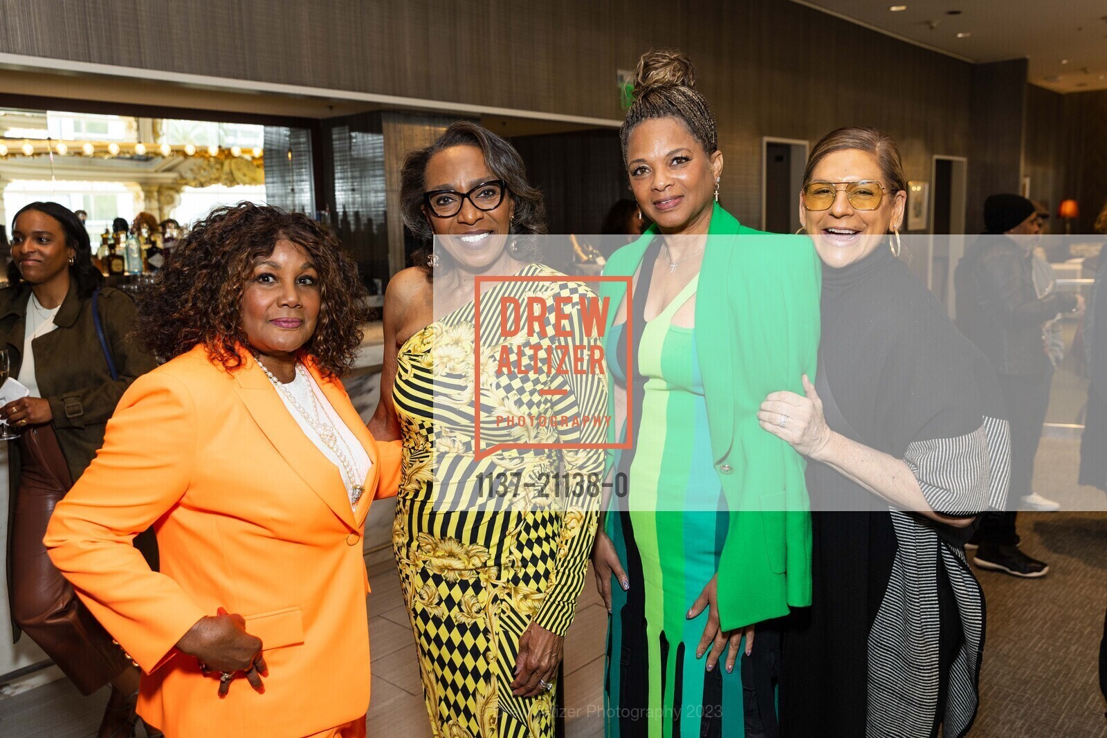 Carolyn Tyler, Debra Kaywood Lucas, Shonda Scott, Jodi Sandman, Neiman Marcus hosts MoAD and Pat Cleveland, Neiman Marcus @ 150 Stockton St, SF, CA 94108 US. Neiman Marcus @ 150 Stockton St, SF, CA 94108 US, April 14th, 2023, Photo #1137-21138-0 Carolyn Tyler, Debra Kaywood Lucas, Shonda Scott, Jodi Sandman, Photo #1137-21138-0