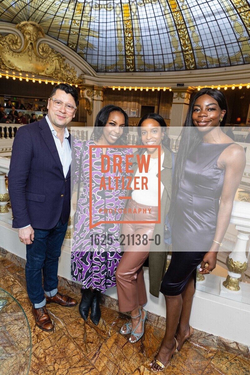 Jonathan Gonzalez, Jobina Fortson, Paige Stark, Amara Okoli, Neiman Marcus hosts MoAD and Pat Cleveland, Neiman Marcus @ 150 Stockton St, SF, CA 94108 US. Neiman Marcus @ 150 Stockton St, SF, CA 94108 US, April 14th, 2023, Photo #1625-21138-0 Jonathan Gonzalez, Jobina Fortson, Paige Stark, Amara Okoli, Photo #1625-21138-0
