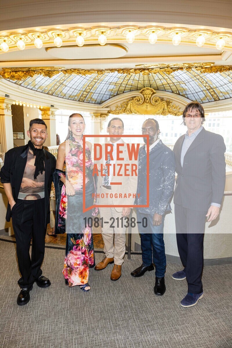 Antonio Contreras, Pat Cleveland, Ruben Flores, Kevan Hall, Paul von Ravenstein, Neiman Marcus hosts MoAD and Pat Cleveland, Neiman Marcus @ 150 Stockton St, SF, CA 94108 US. Neiman Marcus @ 150 Stockton St, SF, CA 94108 US, April 14th, 2023, Photo #1081-21138-0 Antonio Contreras, Pat Cleveland, Ruben Flores, Kevan Hall, Paul von Ravenstein, Photo #1081-21138-0