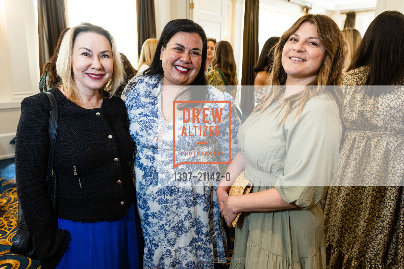 Victoria Doroshenko, Heather Morado, Emilie Struthers, Children of Shelters Spring Luncheon 2023, The Olympic Club @ 524 Post St, SF, CA 94102 US. The Olympic Club @ 524 Post St, SF, CA 94102 US, April 18th, 2023, Photo #1397-21142-0 Victoria Doroshenko, Heather Morado, Emilie Struthers, Photo #1397-21142-0