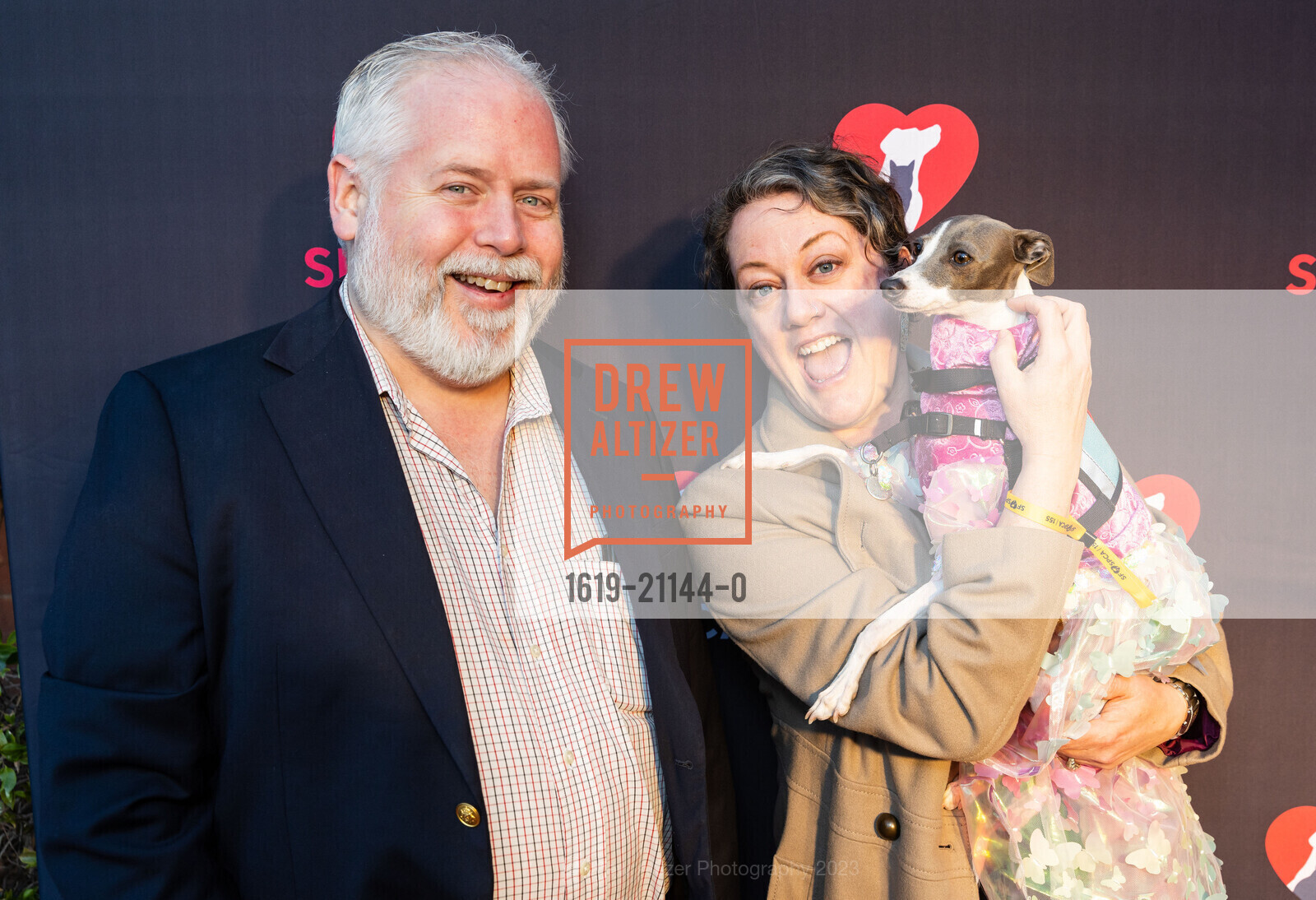 Gene Hoffman, Heather Hoffman, SF SPCA 155th Anniversary Celebration 2023, San Francisco SPCA, 201 Alabama St, SF, CA 94103. San Francisco SPCA, 201 Alabama St, SF, CA 94103, April 18th, 2023, Photo #1619-21144-0 Gene Hoffman, Heather Hoffman, Photo #1619-21144-0