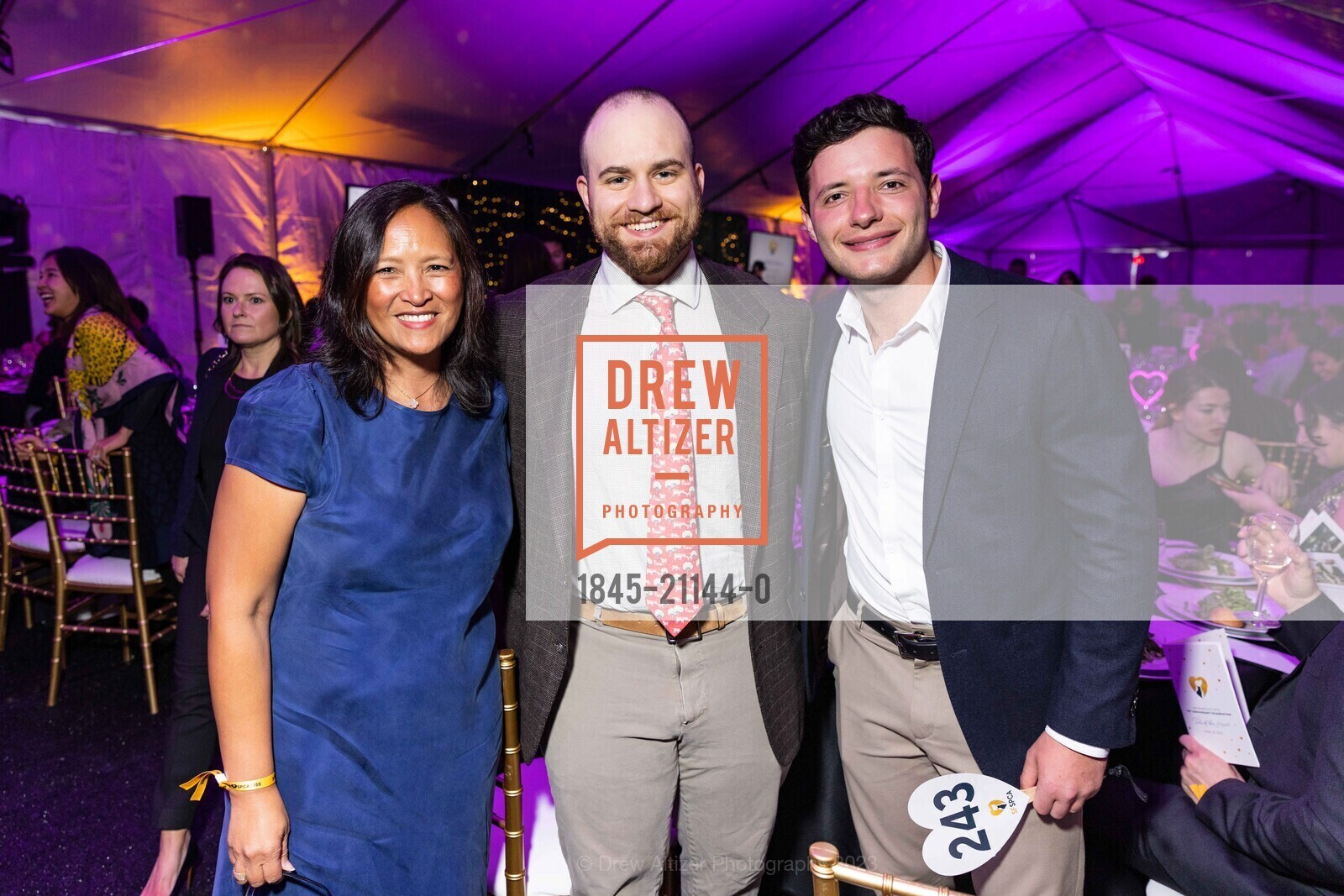 Irma Gonzalez, Spencer Penn, Daniel Winston, SF SPCA 155th Anniversary Celebration 2023, San Francisco SPCA, 201 Alabama St, SF, CA 94103. San Francisco SPCA, 201 Alabama St, SF, CA 94103, April 18th, 2023, Photo #1845-21144-0 Irma Gonzalez, Spencer Penn, Daniel Winston, Photo #1845-21144-0