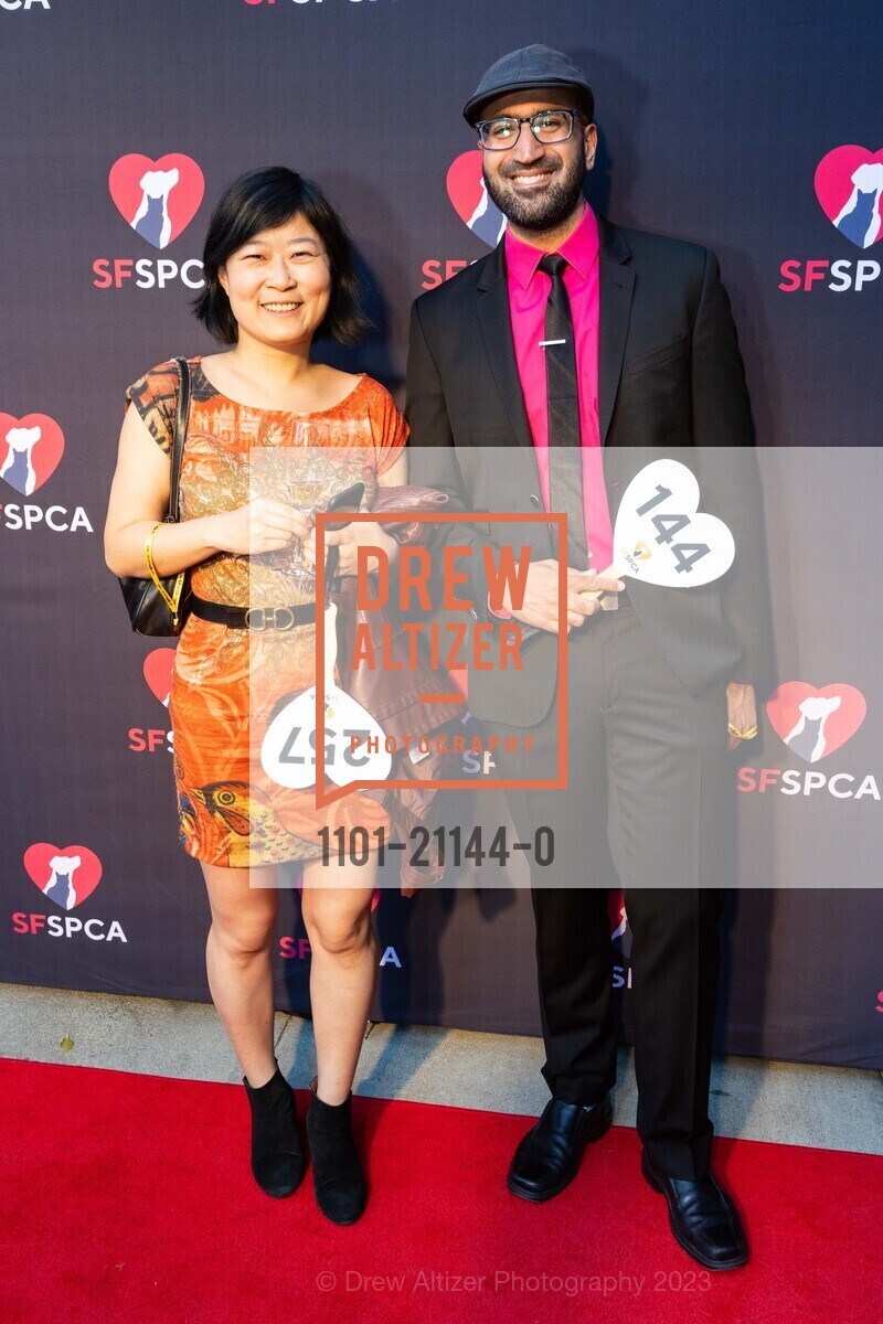 Yinmeng Zhang, Manoj Dayaram, SF SPCA 155th Anniversary Celebration 2023, San Francisco SPCA, 201 Alabama St, SF, CA 94103. San Francisco SPCA, 201 Alabama St, SF, CA 94103, April 18th, 2023, Photo #1101-21144-0 Yinmeng Zhang, Manoj Dayaram, Photo #1101-21144-0