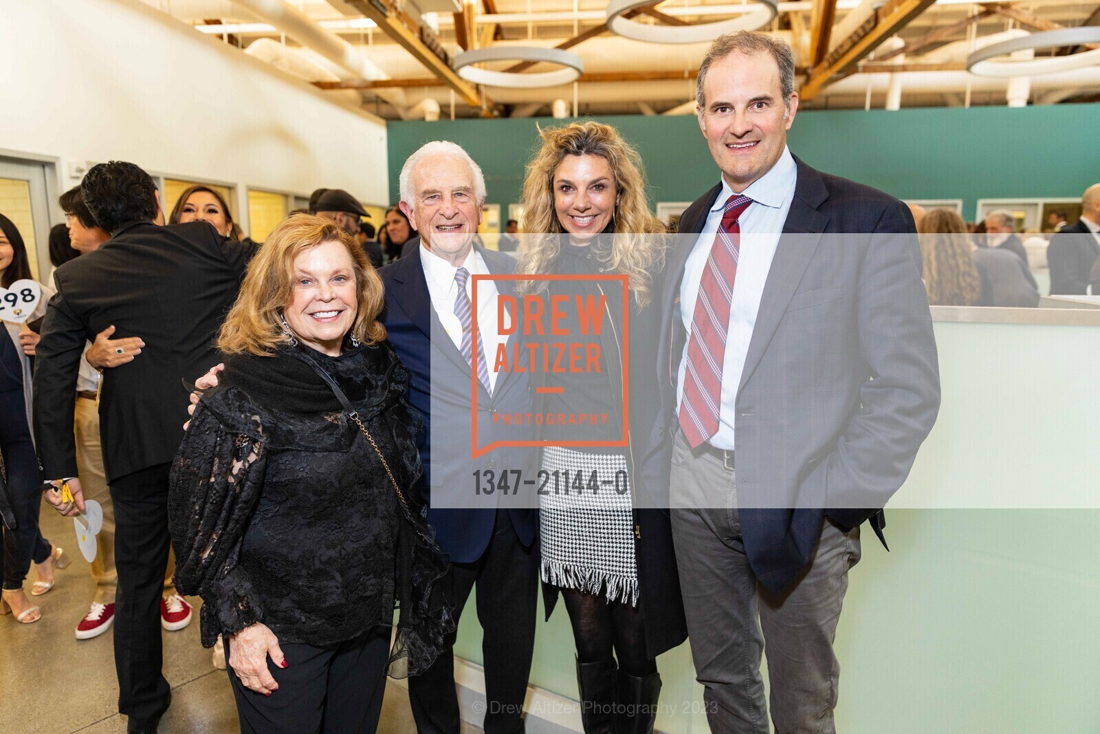 Leni Herst, Doug Herst, Megan Lindberg, Eric Lindberg, SF SPCA 155th Anniversary Celebration 2023, San Francisco SPCA, 201 Alabama St, SF, CA 94103. San Francisco SPCA, 201 Alabama St, SF, CA 94103, April 18th, 2023, Photo #1347-21144-0 Leni Herst, Doug Herst, Megan Lindberg, Eric Lindberg, Photo #1347-21144-0