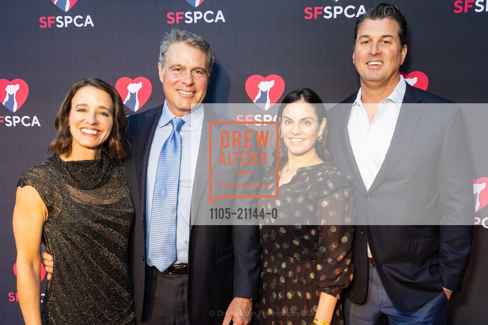 Ashley Goldsmith, Chris Cestaro, Sasha Bainer, Matt Bainer, SF SPCA 155th Anniversary Celebration 2023, San Francisco SPCA, 201 Alabama St, SF, CA 94103. San Francisco SPCA, 201 Alabama St, SF, CA 94103, April 18th, 2023, Photo #1105-21144-0 Ashley Goldsmith, Chris Cestaro, Sasha Bainer, Matt Bainer, Photo #1105-21144-0