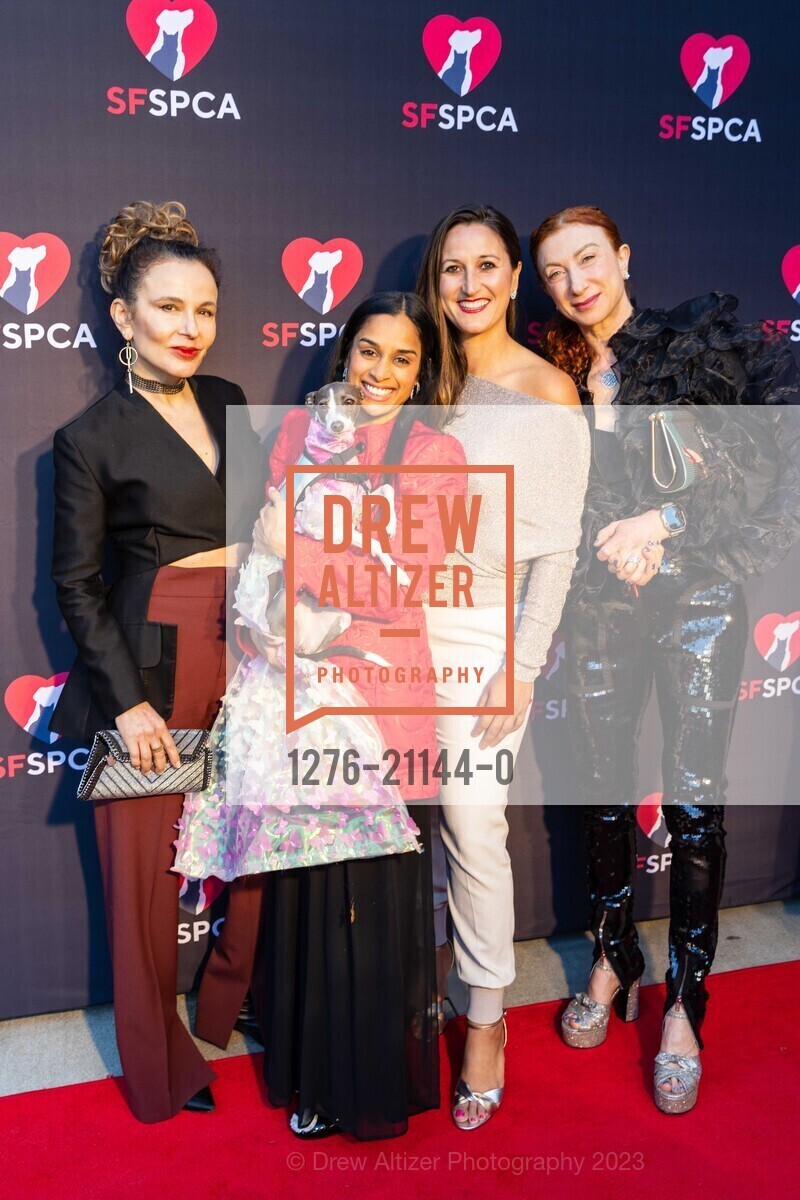 Sonia Mondkar-Floyd, Rosie Nardi, Zhenya Yoder, SF SPCA 155th Anniversary Celebration 2023, San Francisco SPCA, 201 Alabama St, SF, CA 94103. San Francisco SPCA, 201 Alabama St, SF, CA 94103, April 18th, 2023, Photo #1276-21144-0 Sonia Mondkar-Floyd, Rosie Nardi, Zhenya Yoder, Photo #1276-21144-0