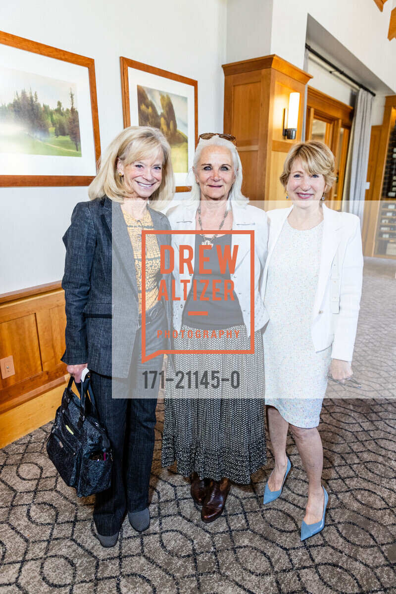 Twinkle Lyman, Laura Pitchford, Dede Barsotti, Part The Cloud Luncheon 2023, Sharon Heights Golf and Country Club @ 2900 Sand Hill Rd, Menlo Park, CA 94025 US. Sharon Heights Golf and Country Club @ 2900 Sand Hill Rd, Menlo Park, CA 94025 US, April 19th, 2023, Photo #171-21145-0 Twinkle Lyman, Laura Pitchford, Dede Barsotti, Photo #171-21145-0