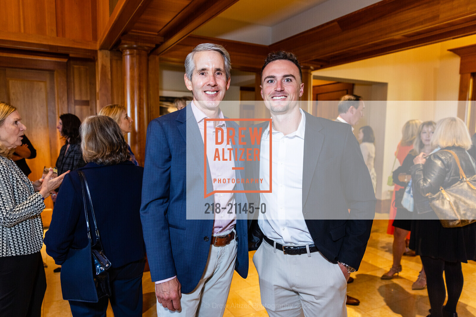 Ken Diekroeger, Braden Bishop, Part The Cloud Luncheon 2023, Sharon Heights Golf and Country Club @ 2900 Sand Hill Rd, Menlo Park, CA 94025 US. Sharon Heights Golf and Country Club @ 2900 Sand Hill Rd, Menlo Park, CA 94025 US, April 19th, 2023, Photo #218-21145-0 Ken Diekroeger, Braden Bishop, Photo #218-21145-0