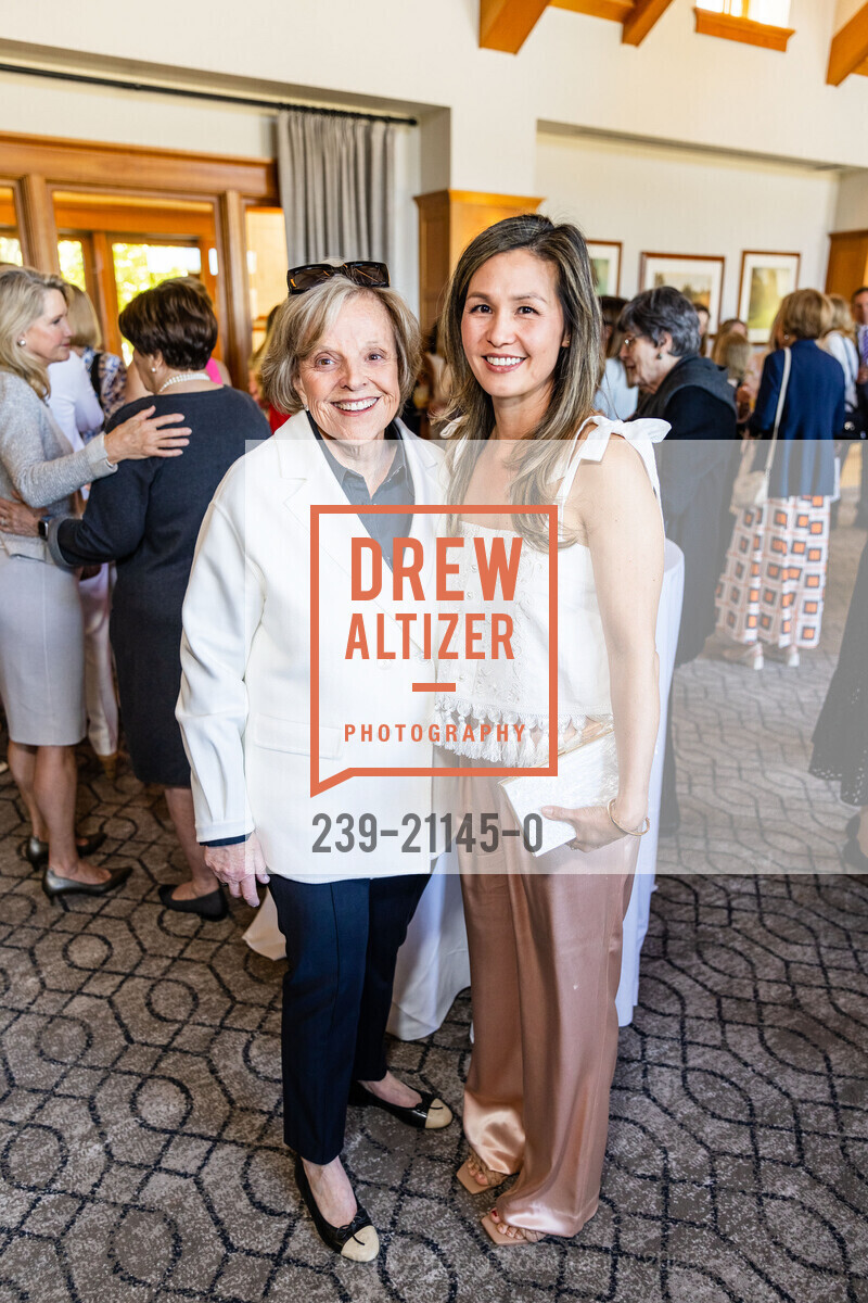 Mary Gullixson, Stacy Gullixson, Part The Cloud Luncheon 2023, Sharon Heights Golf and Country Club @ 2900 Sand Hill Rd, Menlo Park, CA 94025 US. Sharon Heights Golf and Country Club @ 2900 Sand Hill Rd, Menlo Park, CA 94025 US, April 19th, 2023, Photo #239-21145-0 Mary Gullixson, Stacy Gullixson, Photo #239-21145-0