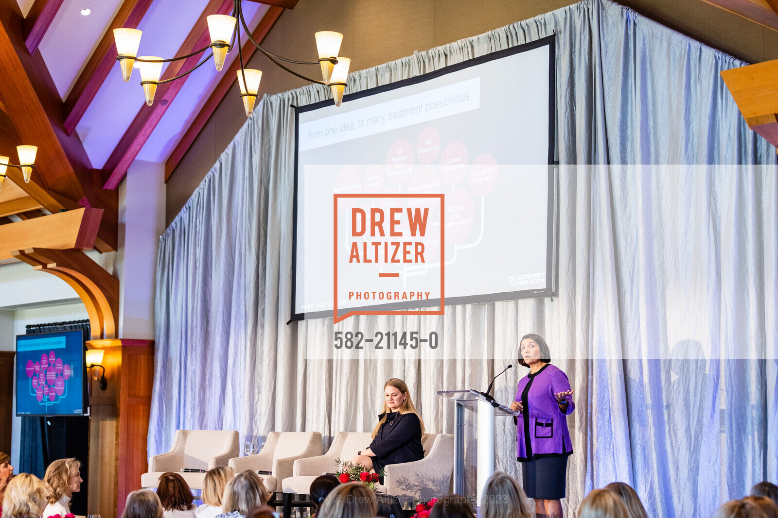 Heather Snyder, Ph.D., Maria Carillo, Ph.D., Part The Cloud Luncheon 2023, Sharon Heights Golf and Country Club @ 2900 Sand Hill Rd, Menlo Park, CA 94025 US. Sharon Heights Golf and Country Club @ 2900 Sand Hill Rd, Menlo Park, CA 94025 US, April 19th, 2023, Photo #582-21145-0 Heather Snyder, Ph.D., Maria Carillo, Ph.D., Photo #582-21145-0
