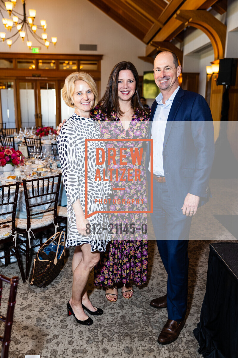 Stacy Zell, Heather Pietsch, Gerard Zell, Part The Cloud Luncheon 2023, Sharon Heights Golf and Country Club @ 2900 Sand Hill Rd, Menlo Park, CA 94025 US. Sharon Heights Golf and Country Club @ 2900 Sand Hill Rd, Menlo Park, CA 94025 US, April 19th, 2023, Photo #812-21145-0 Stacy Zell, Heather Pietsch, Gerard Zell, Photo #812-21145-0