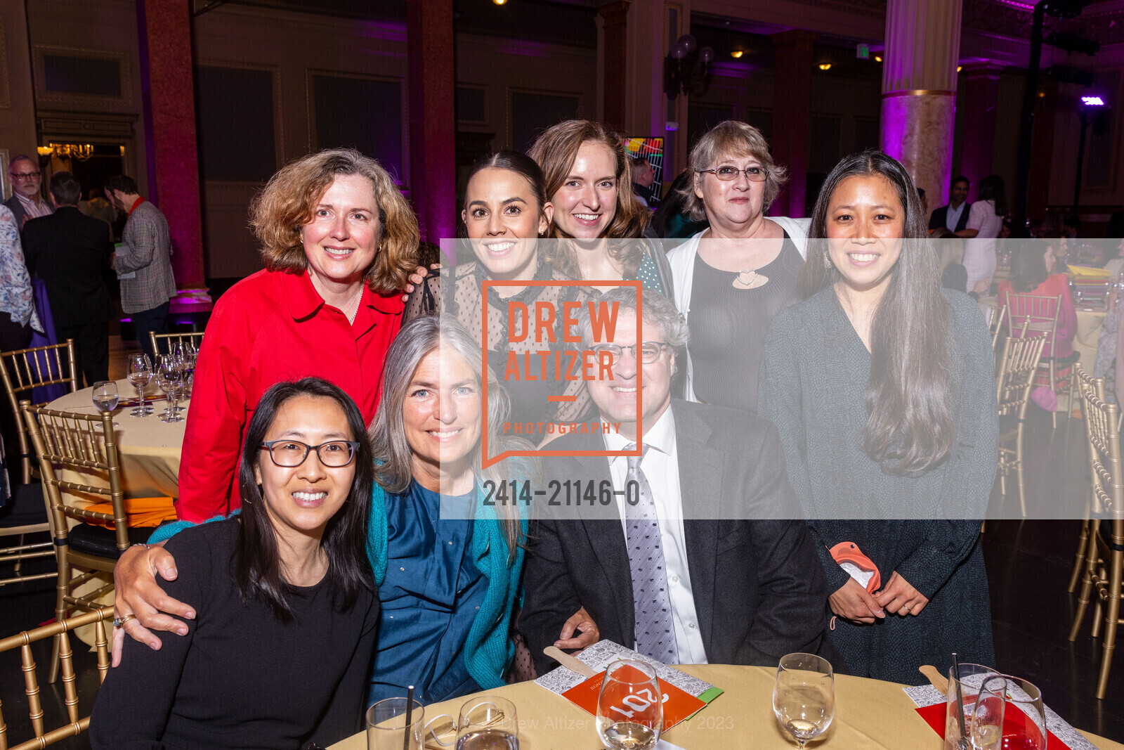 Alison Martin, Nicole Zarate, Alexis Reid, Karen Glamb, Katie Furuyama, Nathan Durrant, Jennifer Jerde, Compass Family Services Spring Gala 2023, The Hibernia @ 1 Jones St, SF, CA 94102 US. The Hibernia @ 1 Jones St, SF, CA 94102 US, April 19th, 2023, Photo #2414-21146-0 Alison Martin, Nicole Zarate, Alexis Reid, Karen Glamb, Katie Furuyama, Nathan Durrant, Jennifer Jerde, Photo #2414-21146-0