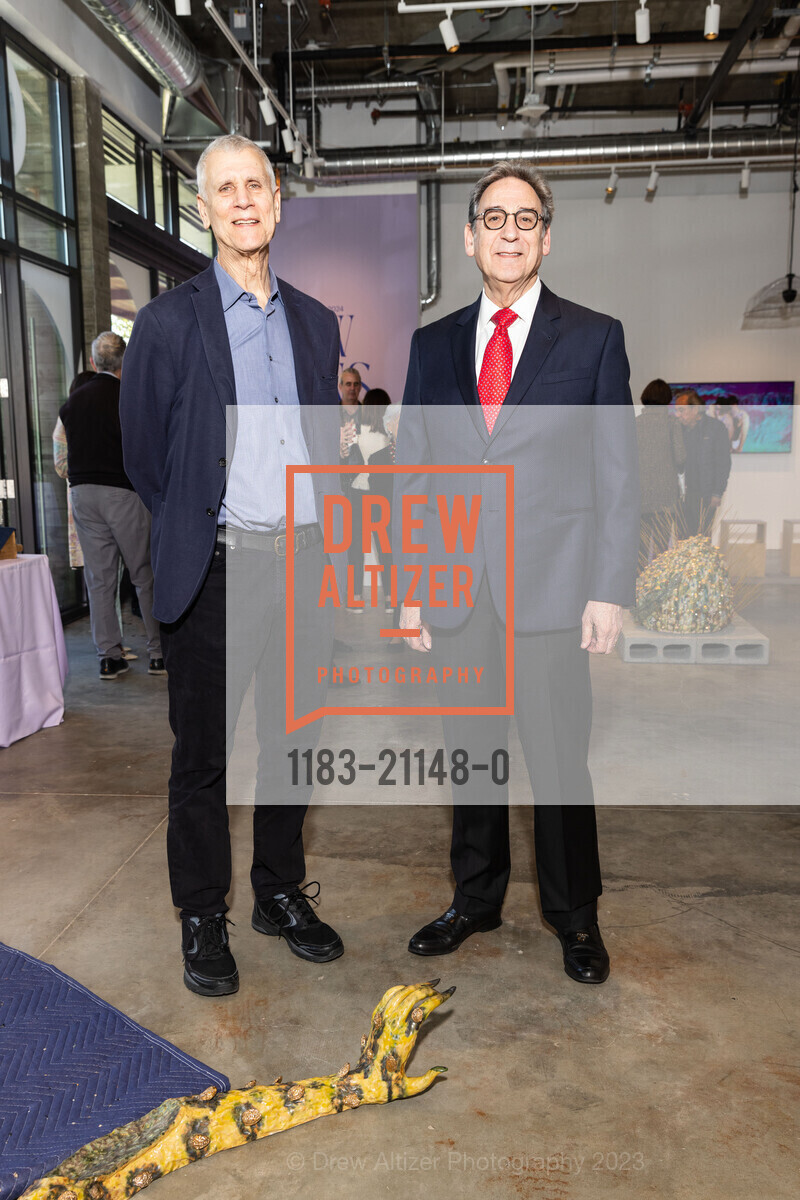 Stephen Beal, Fred Levin, “New Suns” Exhibition Reception, CCA Campus Gallery @ 1480 17th St, SF, CA 94107 US. CCA Campus Gallery @ 1480 17th St, SF, CA 94107 US, April 20th, 2023, Photo #1183-21148-0 Stephen Beal, Fred Levin, Photo #1183-21148-0