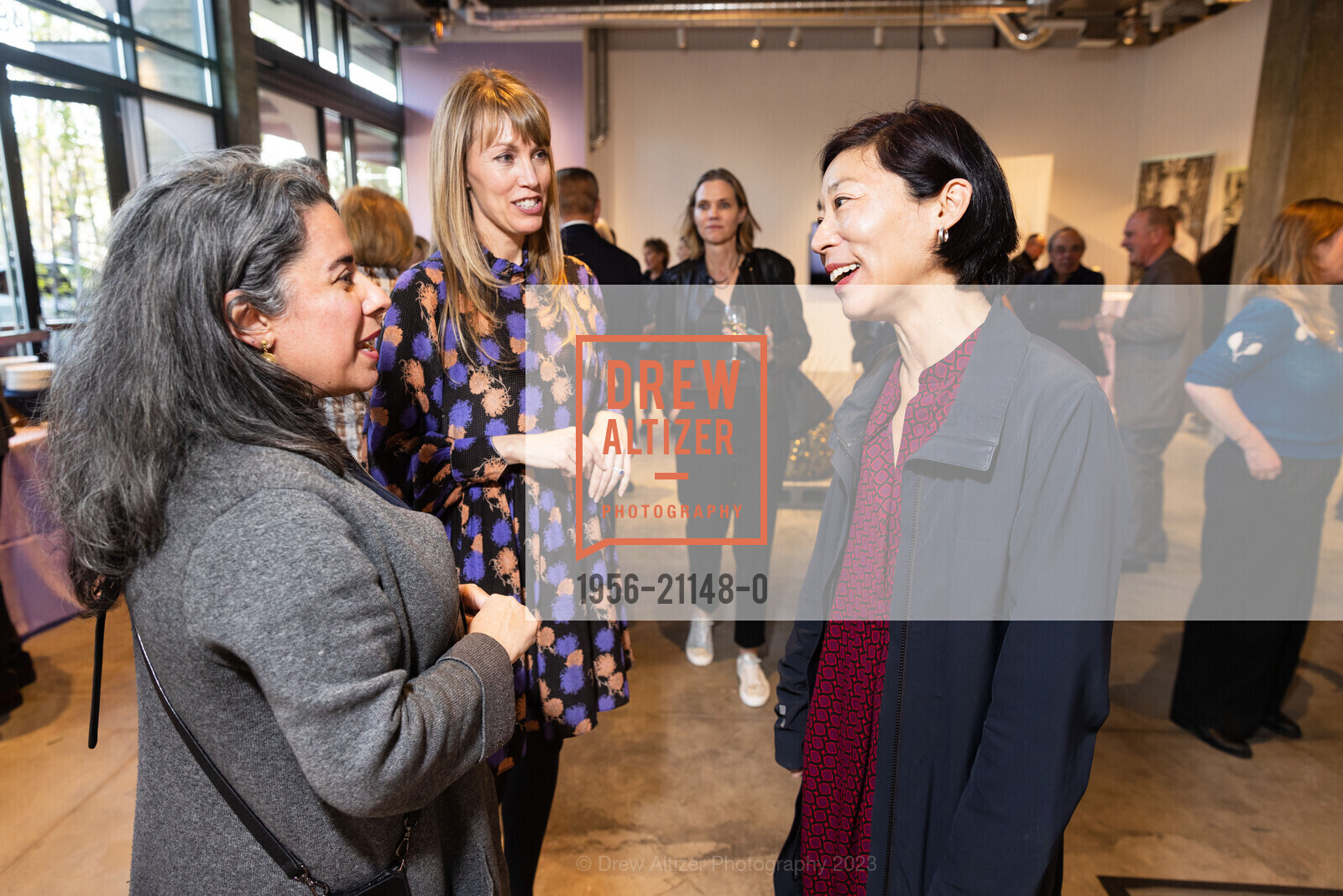 Julie Rodrigues Widholm, Jaime Austin, “New Suns” Exhibition Reception, CCA Campus Gallery @ 1480 17th St, SF, CA 94107 US. CCA Campus Gallery @ 1480 17th St, SF, CA 94107 US, April 20th, 2023, Photo #1956-21148-0 Julie Rodrigues Widholm, Jaime Austin, Photo #1956-21148-0