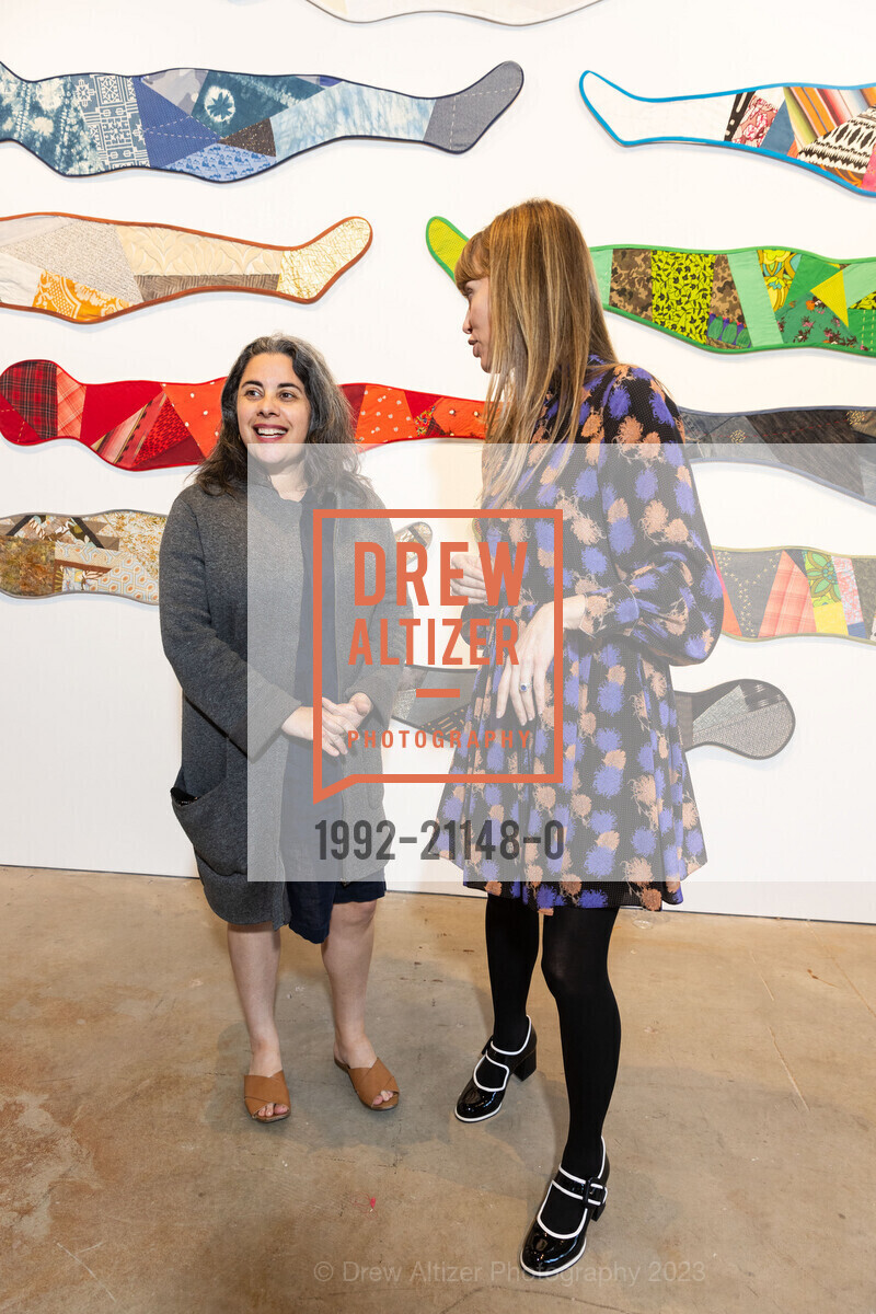 Julie Rodrigues Widholm, Jaime Austin, “New Suns” Exhibition Reception, CCA Campus Gallery @ 1480 17th St, SF, CA 94107 US. CCA Campus Gallery @ 1480 17th St, SF, CA 94107 US, April 20th, 2023, Photo #1992-21148-0 Julie Rodrigues Widholm, Jaime Austin, Photo #1992-21148-0