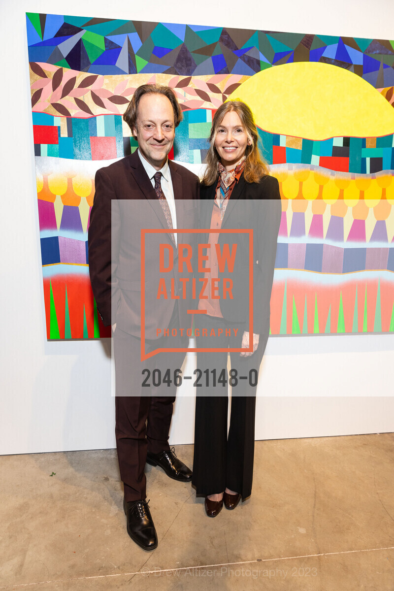 Timothy Burgard, Geraldine Kovats, “New Suns” Exhibition Reception, CCA Campus Gallery @ 1480 17th St, SF, CA 94107 US. CCA Campus Gallery @ 1480 17th St, SF, CA 94107 US, April 20th, 2023, Photo #2046-21148-0 Timothy Burgard, Geraldine Kovats, Photo #2046-21148-0