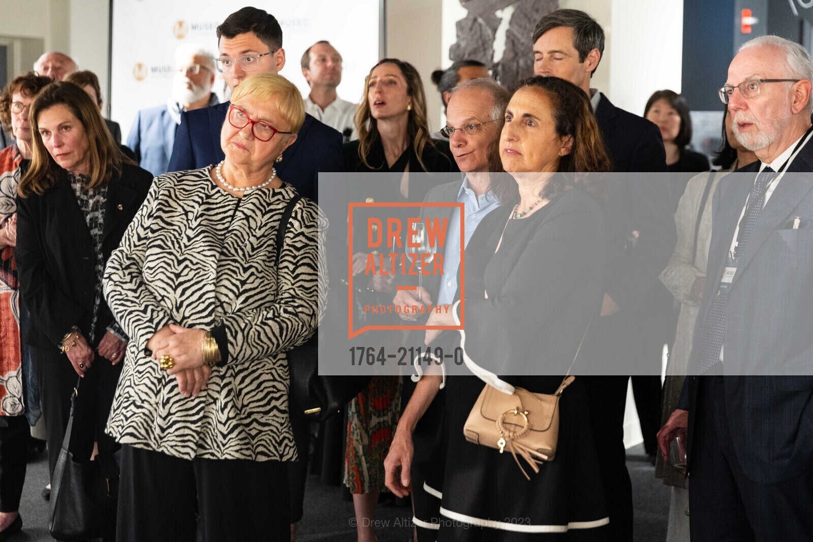 Lidia Bastianich, Craig Reiss, Cheryl Reiss, David Cincotta, Celebrating San Francisco Opera's Italian Roots and Legacy, Landmark Building C @ SF, CA 94109 US. Landmark Building C @ SF, CA 94109 US, April 20th, 2023, Photo #1764-21149-0 Lidia Bastianich, Craig Reiss, Cheryl Reiss, David Cincotta, Photo #1764-21149-0