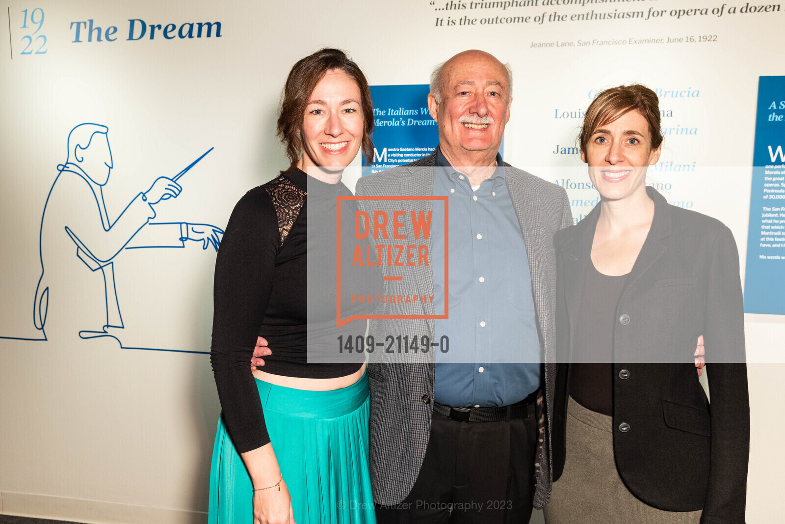 Natalie Dement, Don Dana, Danielle Dana Johnson, Celebrating San Francisco Opera's Italian Roots and Legacy, Landmark Building C @ SF, CA 94109 US. Landmark Building C @ SF, CA 94109 US, April 20th, 2023, Photo #1409-21149-0 Natalie Dement, Don Dana, Danielle Dana Johnson, Photo #1409-21149-0