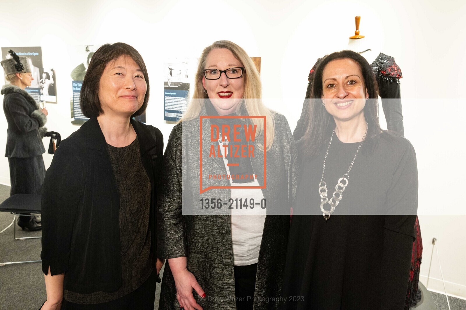Kirsten Tanaka, Barbara Rominski, Bianca Friundi, Celebrating San Francisco Opera's Italian Roots and Legacy, Landmark Building C @ SF, CA 94109 US. Landmark Building C @ SF, CA 94109 US, April 20th, 2023, Photo #1356-21149-0 Kirsten Tanaka, Barbara Rominski, Bianca Friundi, Photo #1356-21149-0