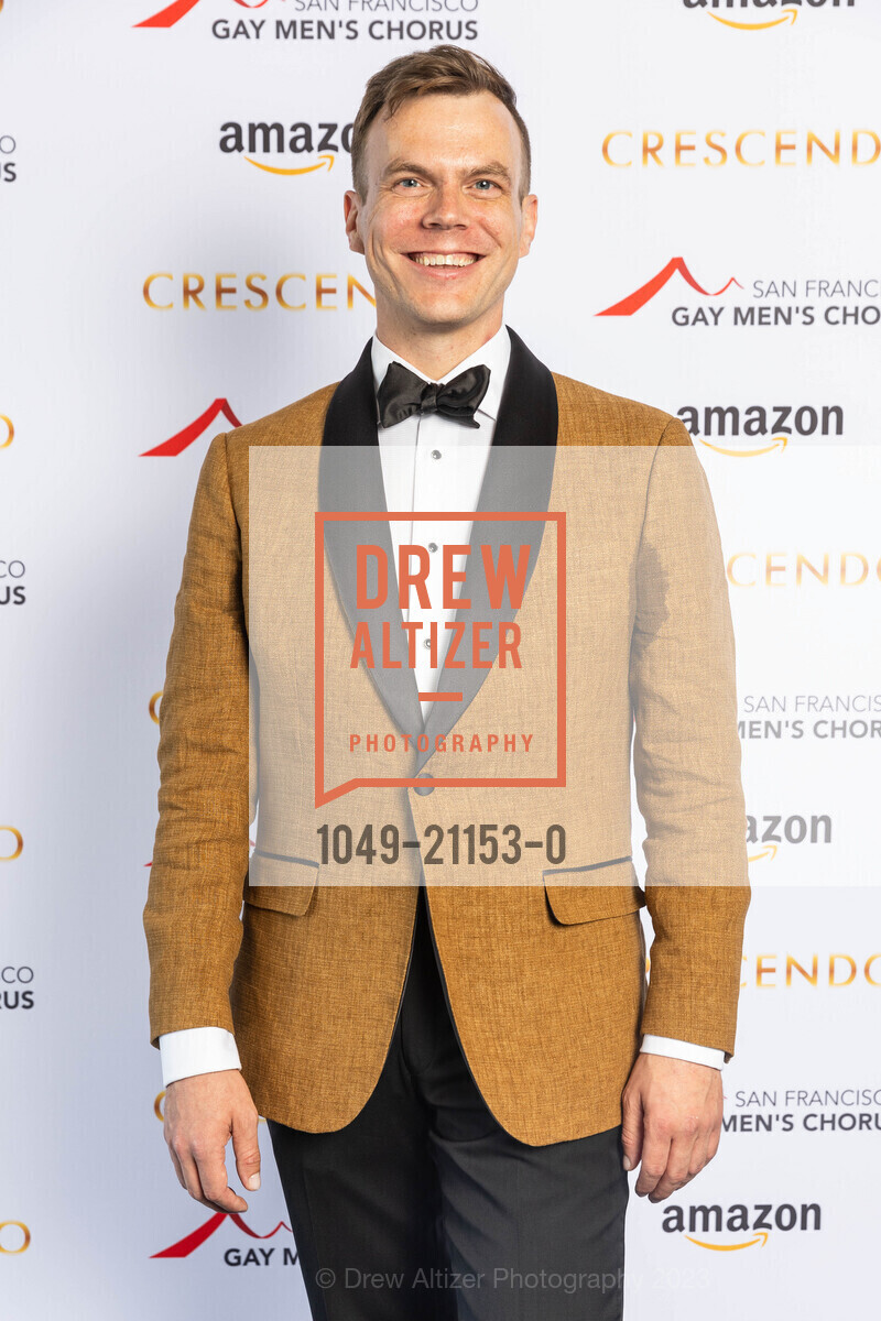 Jacob Stensberg, SF Gay Men's Chorus Crescendo Gala 2023, Four Seasons Hotel @ 757 Market St, SF, CA 94103 US. Four Seasons Hotel @ 757 Market St, SF, CA 94103 US, April 22nd, 2023, Photo #1049-21153-0 Jacob Stensberg, Photo #1049-21153-0