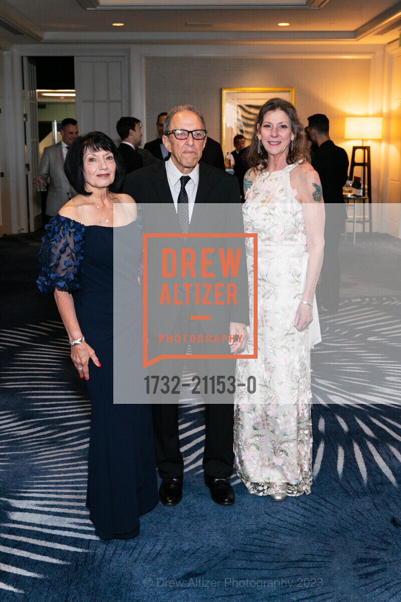 Barbara Verdugo, Miguel Verdugo, Karyl Carlson, SF Gay Men's Chorus Crescendo Gala 2023, Four Seasons Hotel @ 757 Market St, SF, CA 94103 US. Four Seasons Hotel @ 757 Market St, SF, CA 94103 US, April 22nd, 2023, Photo #1732-21153-0 Barbara Verdugo, Miguel Verdugo, Karyl Carlson, Photo #1732-21153-0