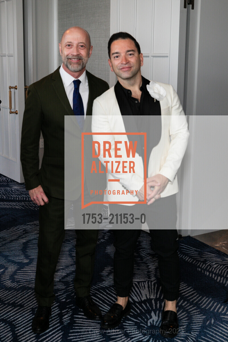 Dan Bernal, James Loduca, SF Gay Men's Chorus Crescendo Gala 2023, Four Seasons Hotel @ 757 Market St, SF, CA 94103 US. Four Seasons Hotel @ 757 Market St, SF, CA 94103 US, April 22nd, 2023, Photo #1753-21153-0 Dan Bernal, James Loduca, Photo #1753-21153-0