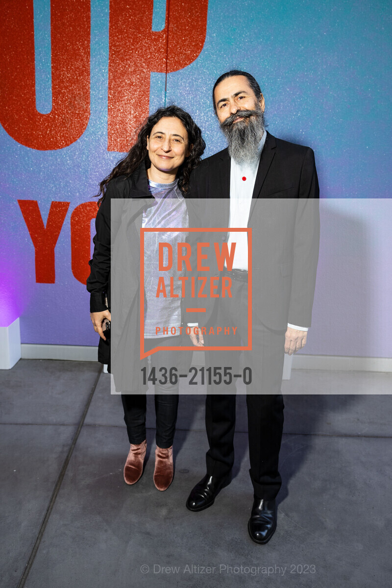 Rosana Castrillo, Hadi Tabatabai, SFMOMA's 2023 Art Bash, SFMOMA. 151 Third Street, April 19th, 2023, Photo #1436-21155-0 Rosana Castrillo, Hadi Tabatabai, Photo #1436-21155-0