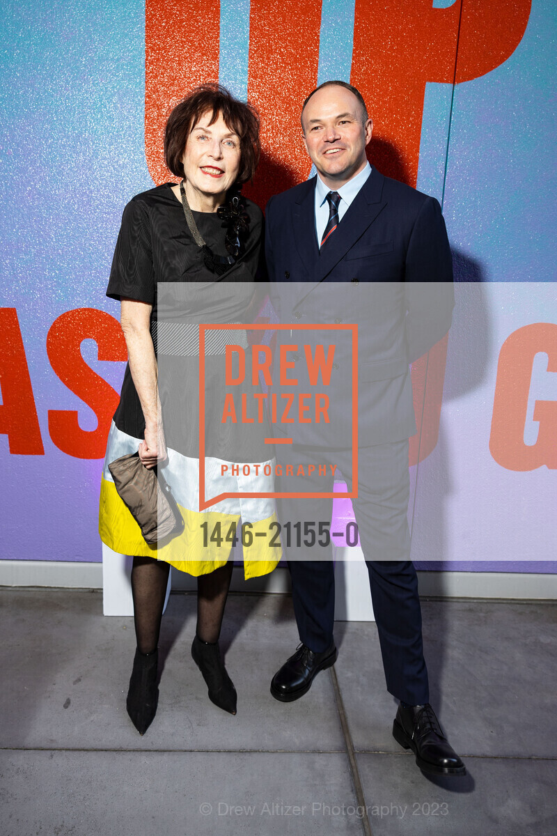 Marilyn Minter, Christopher Bedford, SFMOMA's 2023 Art Bash, SFMOMA. 151 Third Street, April 19th, 2023, Photo #1446-21155-0 Marilyn Minter, Christopher Bedford, Photo #1446-21155-0