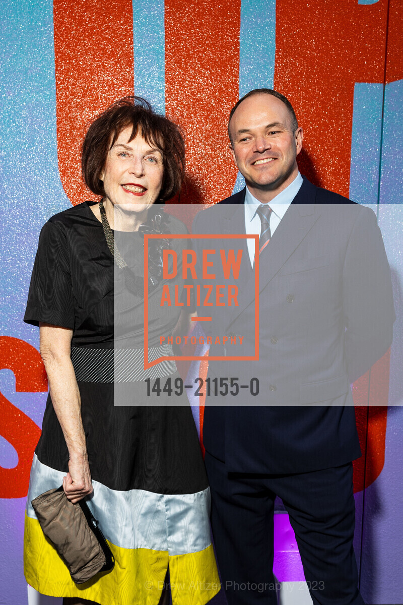 Marilyn Minter, Christopher Bedford, SFMOMA's 2023 Art Bash, SFMOMA. 151 Third Street, April 19th, 2023, Photo #1449-21155-0 Marilyn Minter, Christopher Bedford, Photo #1449-21155-0