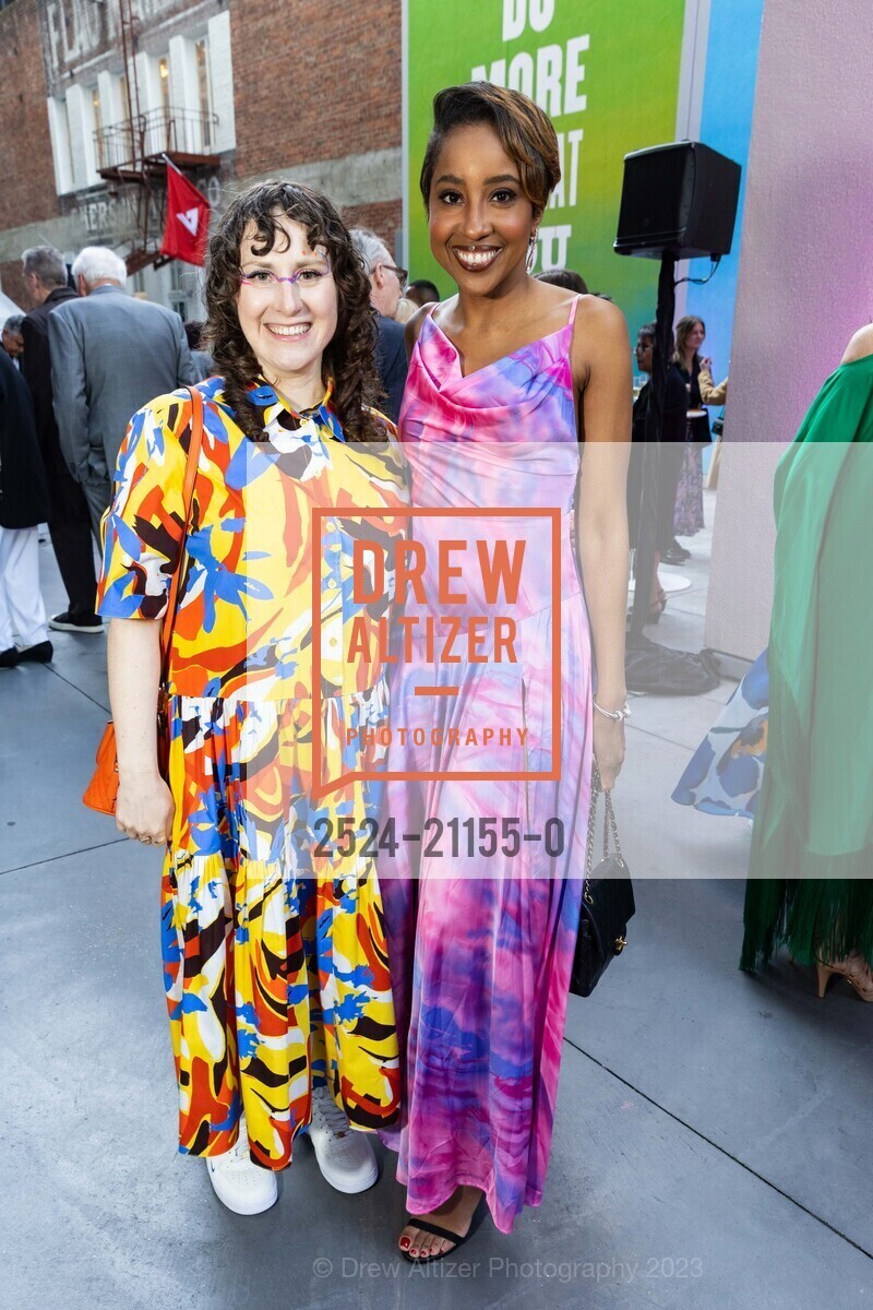 Margaret Coad, Kumasi Aaron, SFMOMA's 2023 Art Bash, SFMOMA. 151 Third Street, April 19th, 2023, Photo #2524-21155-0 Margaret Coad, Kumasi Aaron, Photo #2524-21155-0