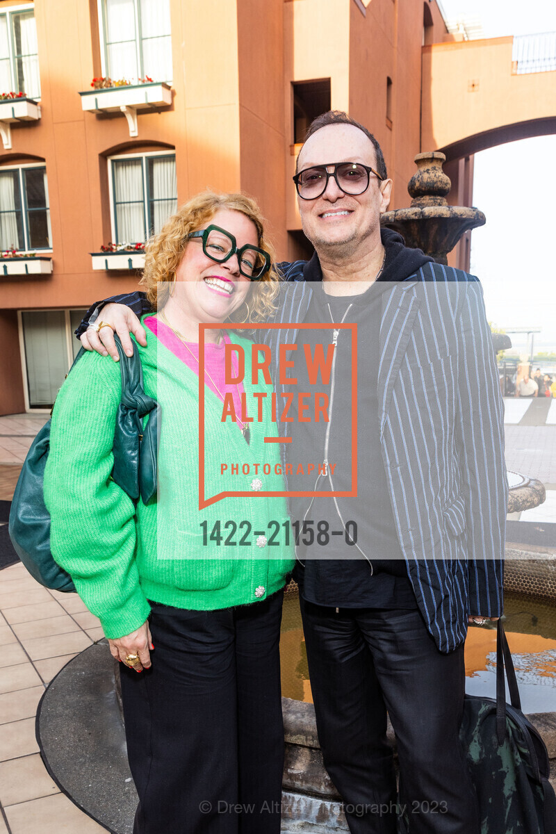 Marcia Gagliardi, Scott Goble, 20th Annual SF Greek Film Festival Opening Night, Delancey Street Screening Room. 600 The Embarcadero, San Francisco, CA 94107, April 22nd, 2023, Photo #1422-21158-0 Marcia Gagliardi, Scott Goble, Photo #1422-21158-0