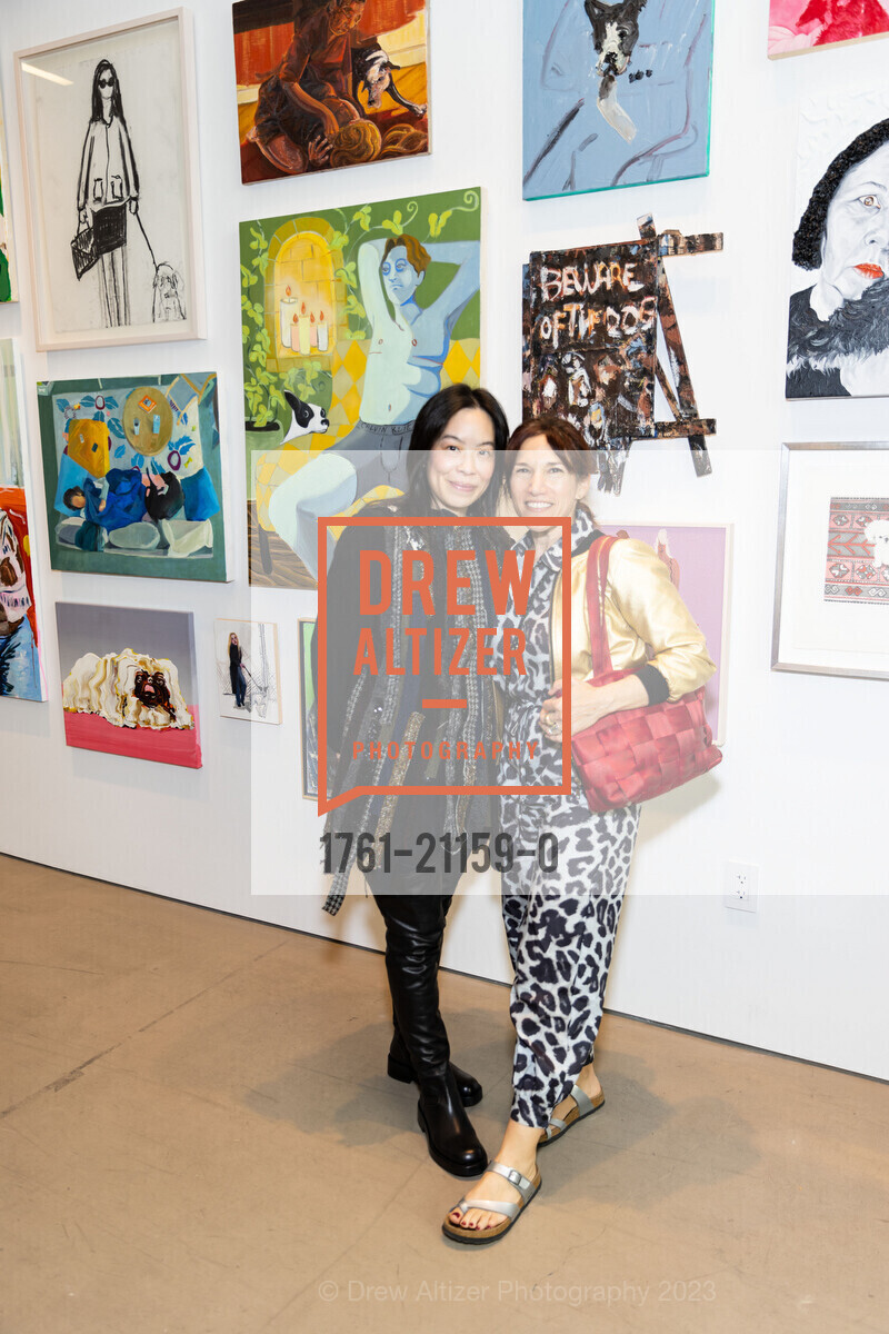 Candace Huey, Amy Kisch, "Some Dogs" Gallery Opening 2023, 419 10th St. 419 10th St, SF, CA 94103, April 23rd, 2023, Photo #1761-21159-0 Candace Huey, Amy Kisch, Photo #1761-21159-0