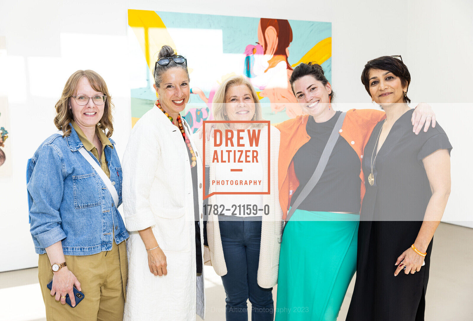 Michelle Jones, Amanda Eicher, Alexandra McFarland, Antonia Dapena-Tretter, Groovy Shah, "Some Dogs" Gallery Opening 2023, 419 10th St. 419 10th St, SF, CA 94103, April 23rd, 2023, Photo #1782-21159-0 Michelle Jones, Amanda Eicher, Alexandra McFarland, Antonia Dapena-Tretter, Groovy Shah, Photo #1782-21159-0