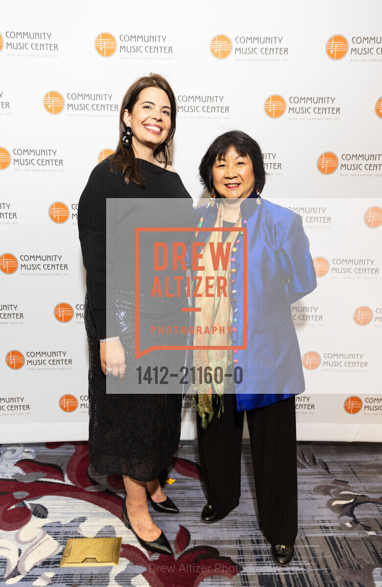 Julie Rulyak Steinberg, Debbie Chinn, "In Full Bloom" Community Music Center's 2023 Spring Gala, The Palace Hotel, a Luxury Collection Hotel @ 2 New Montgomery St, SF, CA 94105 US. The Palace Hotel, a Luxury Collection Hotel @ 2 New Montgomery St, SF, CA 94105 US, April 24th, 2023, Photo #1412-21160-0 Julie Rulyak Steinberg, Debbie Chinn, Photo #1412-21160-0