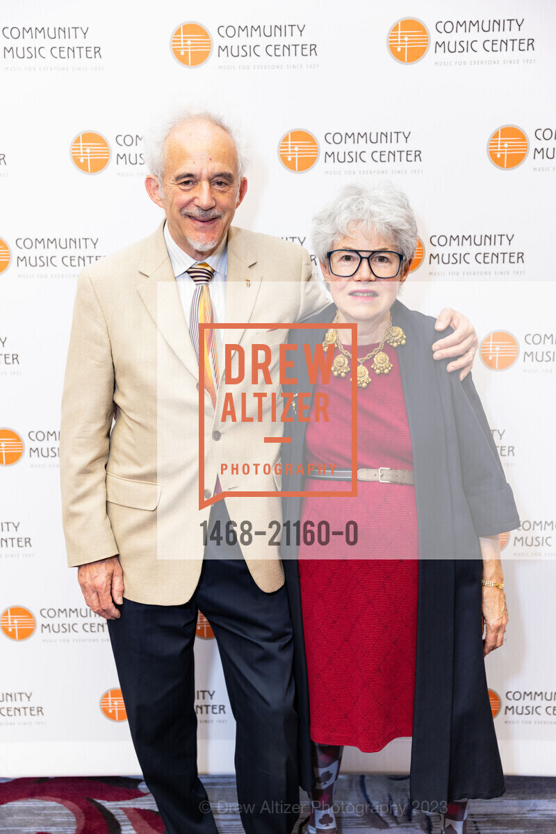 Roland Feller, Lois Feller, "In Full Bloom" Community Music Center's 2023 Spring Gala, The Palace Hotel, a Luxury Collection Hotel @ 2 New Montgomery St, SF, CA 94105 US. The Palace Hotel, a Luxury Collection Hotel @ 2 New Montgomery St, SF, CA 94105 US, April 24th, 2023, Photo #1468-21160-0 Roland Feller, Lois Feller, Photo #1468-21160-0