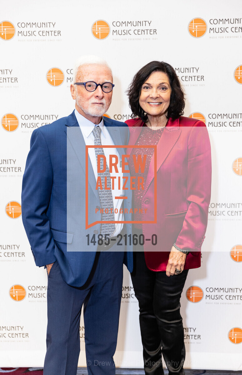 Sam Leftwich, Pamela Culp, "In Full Bloom" Community Music Center's 2023 Spring Gala, The Palace Hotel, a Luxury Collection Hotel @ 2 New Montgomery St, SF, CA 94105 US. The Palace Hotel, a Luxury Collection Hotel @ 2 New Montgomery St, SF, CA 94105 US, April 24th, 2023, Photo #1485-21160-0 Sam Leftwich, Pamela Culp, Photo #1485-21160-0