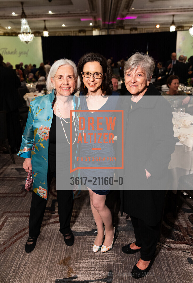 Meta Pasternak, Emmy Pasternak, Diana Whitehead, "In Full Bloom" Community Music Center's 2023 Spring Gala, The Palace Hotel, a Luxury Collection Hotel @ 2 New Montgomery St, SF, CA 94105 US. The Palace Hotel, a Luxury Collection Hotel @ 2 New Montgomery St, SF, CA 94105 US, April 24th, 2023, Photo #3617-21160-0 Meta Pasternak, Emmy Pasternak, Diana Whitehead, Photo #3617-21160-0